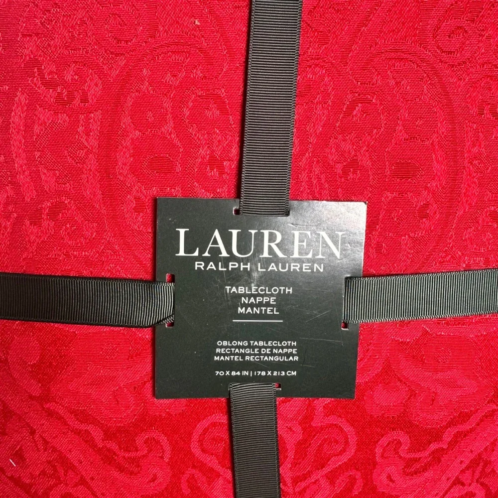 Ralph Lauren Red Damask‎ Paisley 70